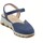 Sapatos Mulher Sandálias Wonders C-7601 Samara Nubuk Azul