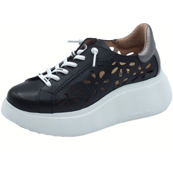 Sapatos Mulher Sapatilhas Wonders A-3621 Anan Wild Preto