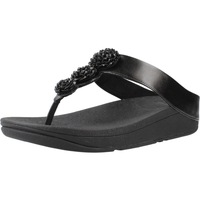 Sapatos Mulher Sandálias FitFlop FINO BEADIE BUTTON Preto
