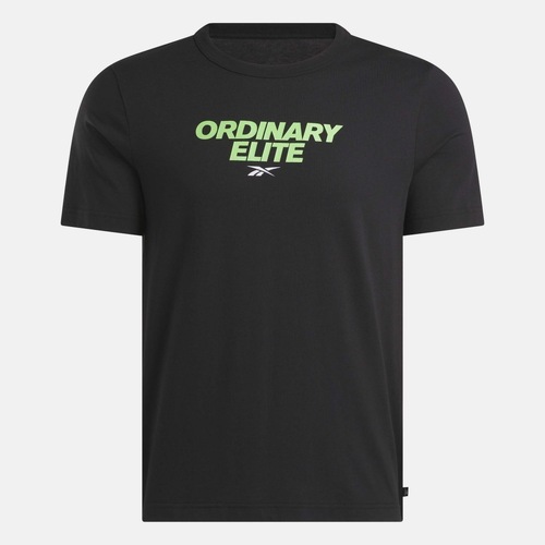 Textil Homem T-shirts e Pólos Reebok Sport GS BASKETBALL ORDINARY ELITE Preto