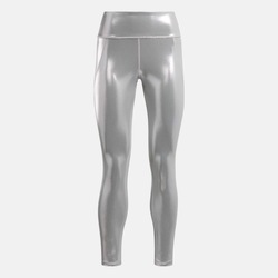 Textil Mulher Calças Reebok Sport LUX XHROME HR TIGHT Prata