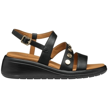 Sapatos Mulher Sandálias Geox D MELICONIA C9999-NOIR Noir Preto