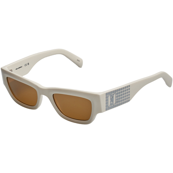 Relógios & jóias Mulher óculos de sol Karl Lagerfeld KL6141S-105 Branco