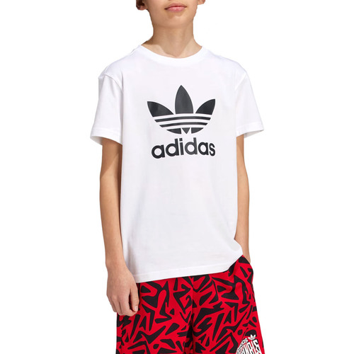 Textil Criança T-shirts e Pólos adidas Originals  Branco