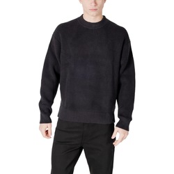 Textil Homem camisolas Calvin Klein Jeans CHUNKY TEXTURE SWEAT J30J326200 Preto
