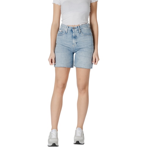 Textil Mulher Shorts / Bermudas Calvin Klein Jeans BERMUDA SHORT J20J225155 Azul