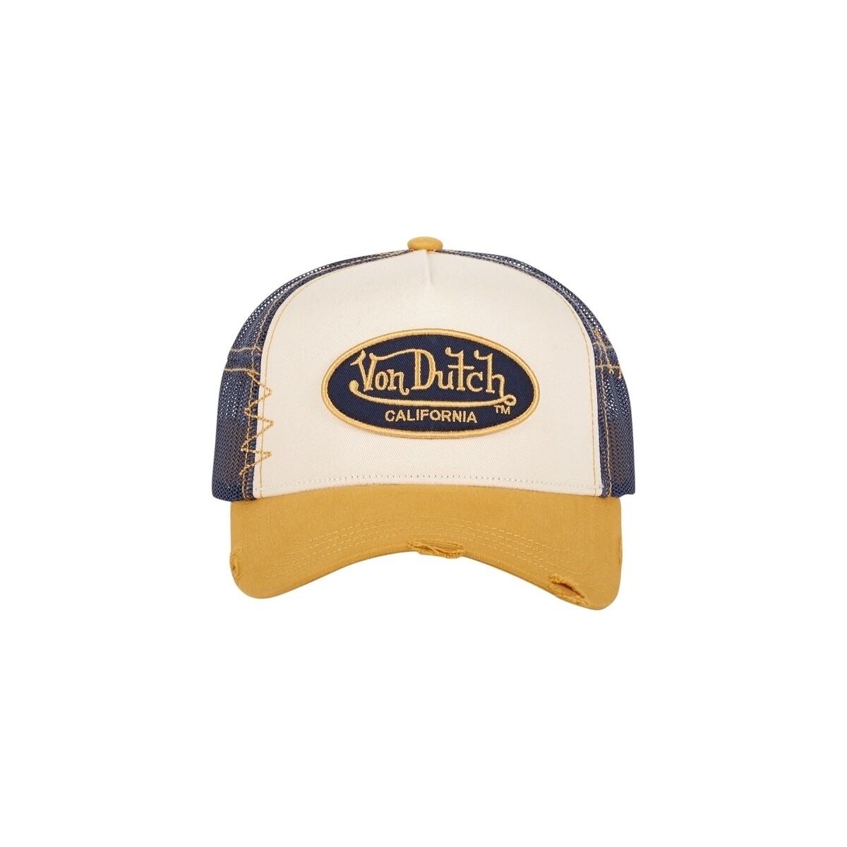 Acessórios Homem Boné Von Dutch USED YELLOW BLUE YELLOW/WHITE Jaune Amarelo