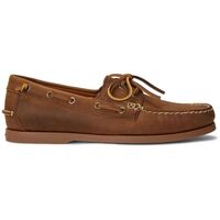 Sapatos Homem Mocassins Ralph Lauren MERTON BOAT - 803932219002-DEEP SADDLE Castanho
