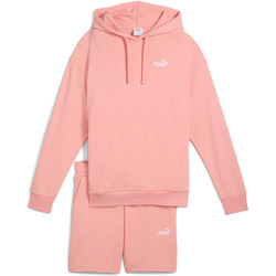 Textil Mulher Todos os fatos de treino Puma Short Hooded Relaxed Sweat Suit 7  TR op Rosa