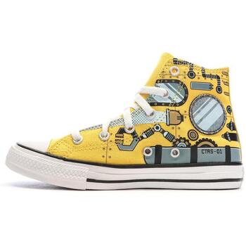 Sapatos Rapaz Sapatilhas de cano-alto Converse  Amarelo
