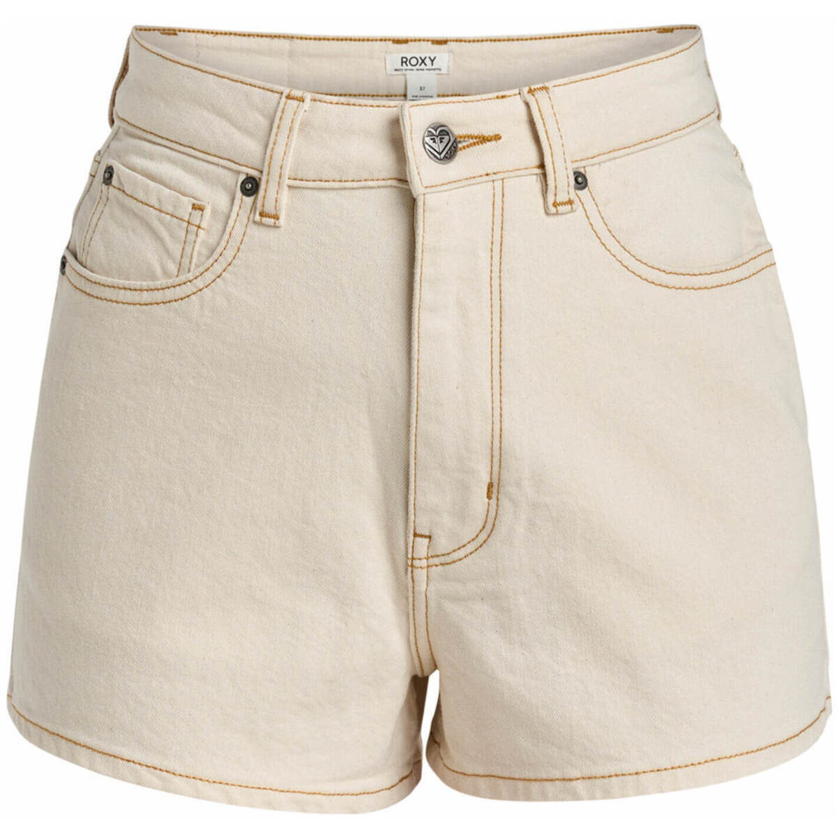 Textil Mulher Shorts / Bermudas Roxy CHLO SHORT NATURAL Branco