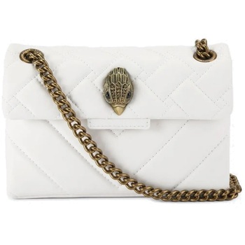 Malas Mulher Bolsa Kurt Geiger London MINI LEATHER KENSINGTON BAG Branco