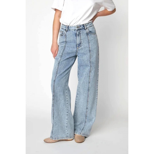 Stella Nova MOON WASHED DENIM PANTS Azul