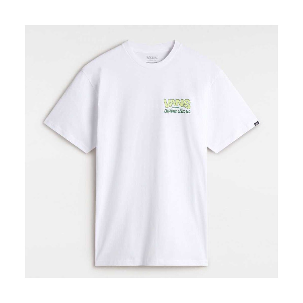 Textil Homem T-shirts e Pólos Vans Shop front ss Branco