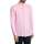 Textil Homem Camisas mangas comprida Superdry Camisa de linho para férias Rosa
