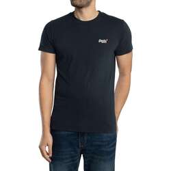 Textil Homem T-Shirt mangas curtas Superdry T-shirt Essential Contrast EMB Azul