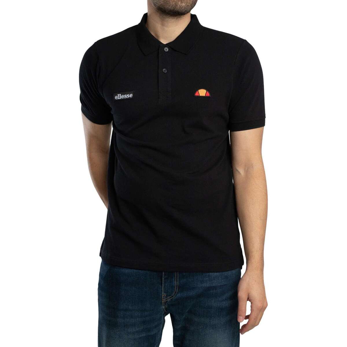 Textil Homem Polos mangas curta Ellesse Camisa pólo Monvali Preto