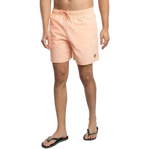 Textil Homem Fatos e shorts de banho Lyle & Scott Calções de banho lisos Rosa