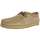 Sapatos Homem Sapatos Clarks Sapatos de camurça com renda Godney Bege