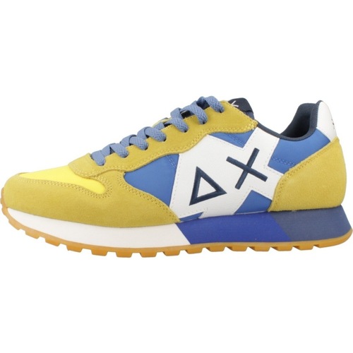 Sapatos Homem Sapatilhas Sun68 JAKI BICOLOR Amarelo
