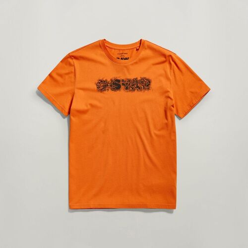 Textil Homem T-shirts e Pólos G-Star Raw D24363 C506-1018 Laranja