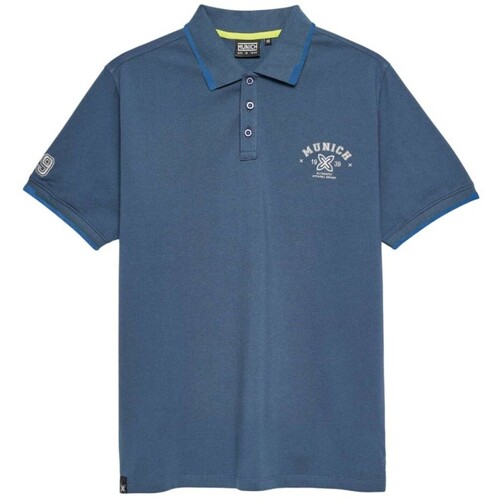 Textil Homem Polos mangas curta Munich 2507473 Azul