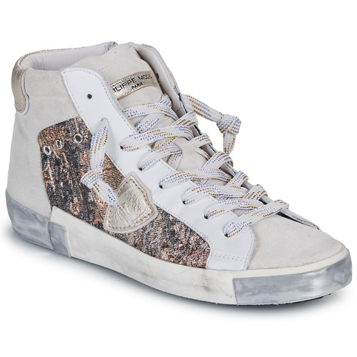 Sapatos Mulher Sapatilhas de cano-alto Philippe Model PRSX HIGH WOMAN Branco