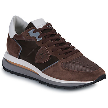 Sapatos Homem Sapatilhas Philippe Model TROPEZ HAUTE LOW MAN Castanho