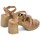 Sapatos Mulher Sandálias Porronet SANDALIAS DE PIEL CON TACÓN  ISIS 3052 TAUPE Bege