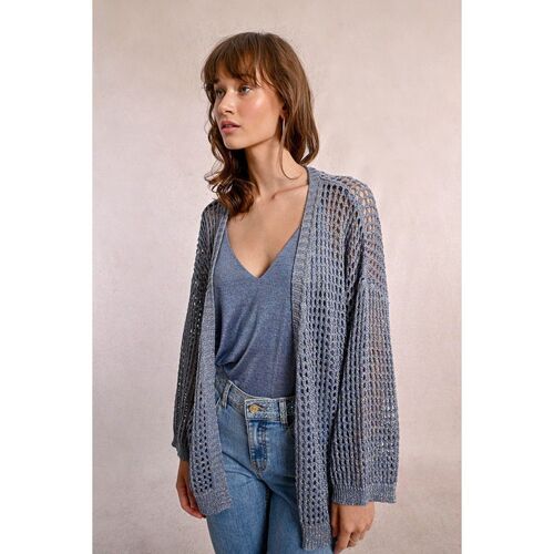 Textil Mulher camisolas Molly Bracken LA1711DP-BLUE Azul