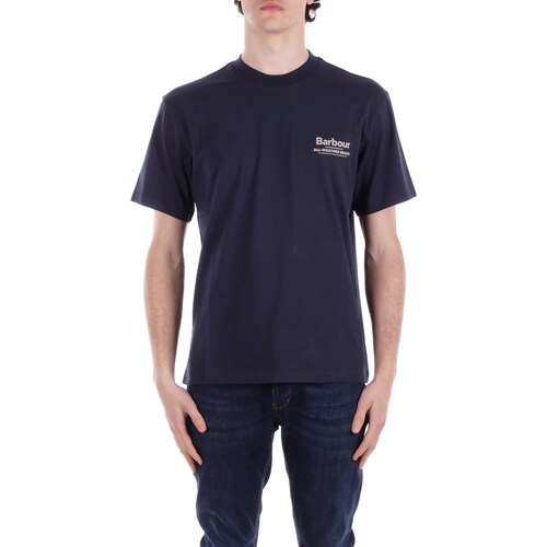 Textil Homem T-Shirt mangas curtas Barbour MTS1408 Azul