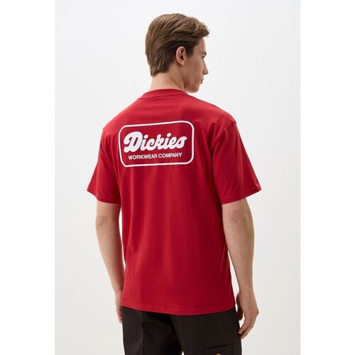 Dickies LEWISTOWN SS TEE - DK0A4XCD-0ER1 ENGLISH RED Vermelho