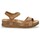 Sapatos Mulher Sandálias Panama Jack SANDALIAS DE PIEL VELOUR CON CUÑA BAJA  SULIA B19 Castanho