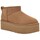 Sapatos Mulher Botins UGG 1135092 W CLASSIC ULTRA MINI PLATFORM Castanho
