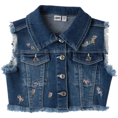 Textil Rapariga Casacos de malha Ido 4B400 Azul