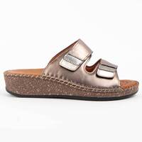 Sapatos Mulher Sandálias Purapiel 103020 Cinza