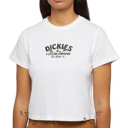 Textil Mulher T-shirts e Pólos Dickies  Branco