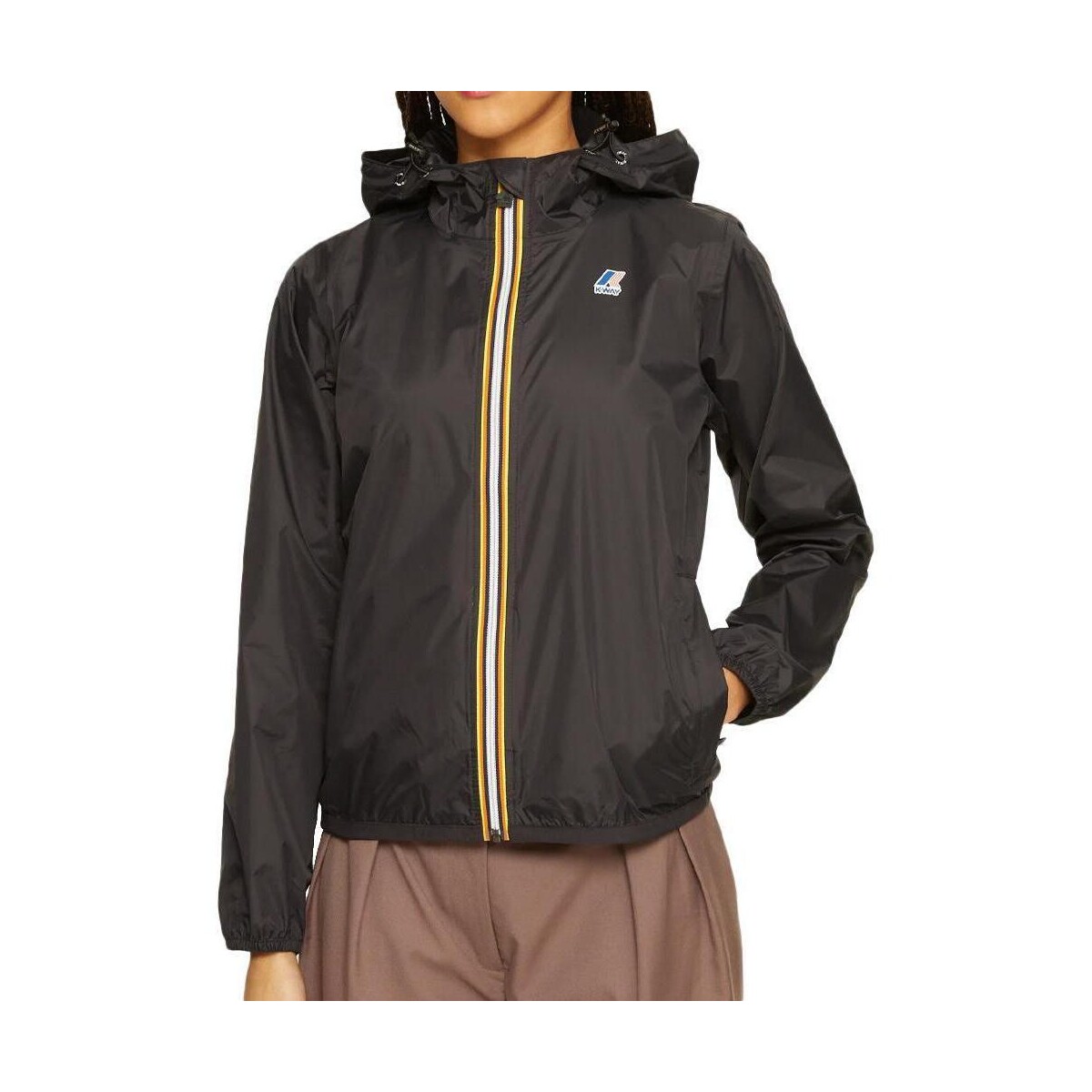 Textil Homem Corta vento K-Way  Preto