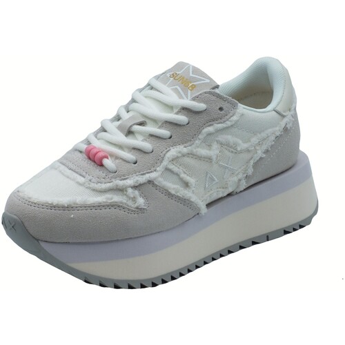 Sapatos Mulher Fitness / Training  Sun68 Z35216 Big Stargirl Canvas Bianco Branco