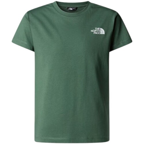 Textil Rapaz T-Shirt mangas curtas The North Face NF0A89VT Verde