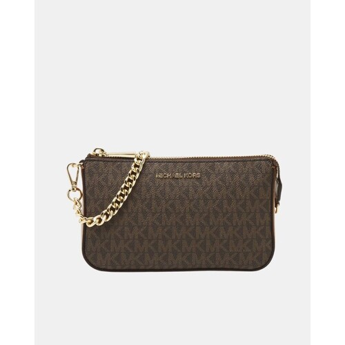 MICHAEL Michael Kors 32F1GJ6W6B JET SET MD CHAIN POUCHETTE Castanho