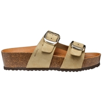 Sapatos Mulher Chinelos Geox D BRIONIA H Castanho