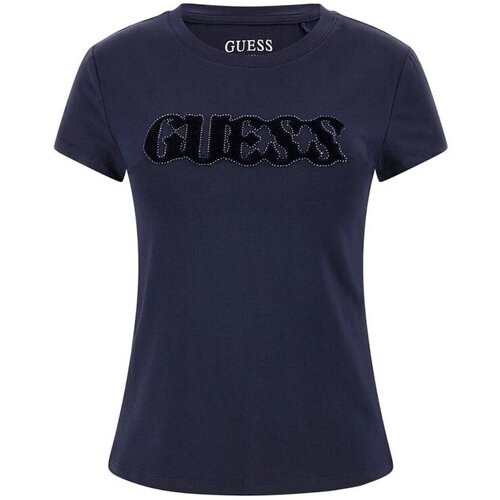 Textil Mulher T-shirts e Pólos Guess W5GI42 J1314 Azul