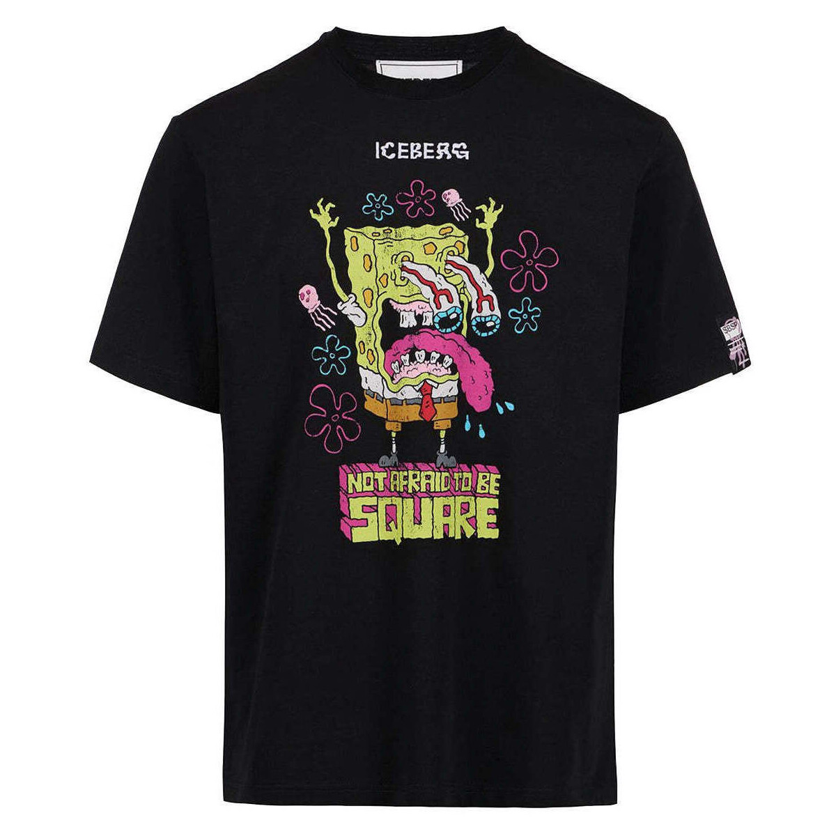 Textil Homem T-shirts e Pólos Iceberg  Preto