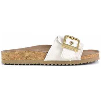 Sapatos Mulher Sandálias Colors of California Monoband sandal cork&denim Cinza