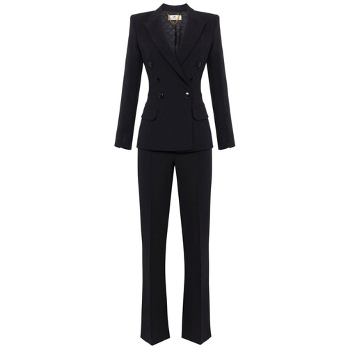 Textil Mulher Blazers Elisabetta Franchi TP00251E2 Preto