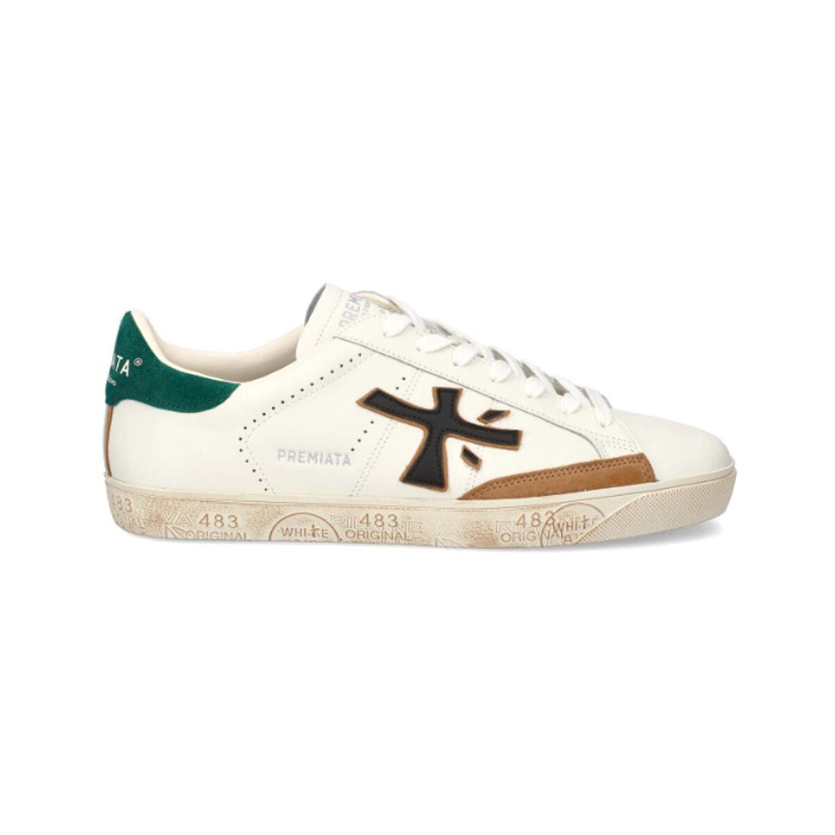 Sapatos Homem Sapatilhas Premiata STEVEN 7284 Branco