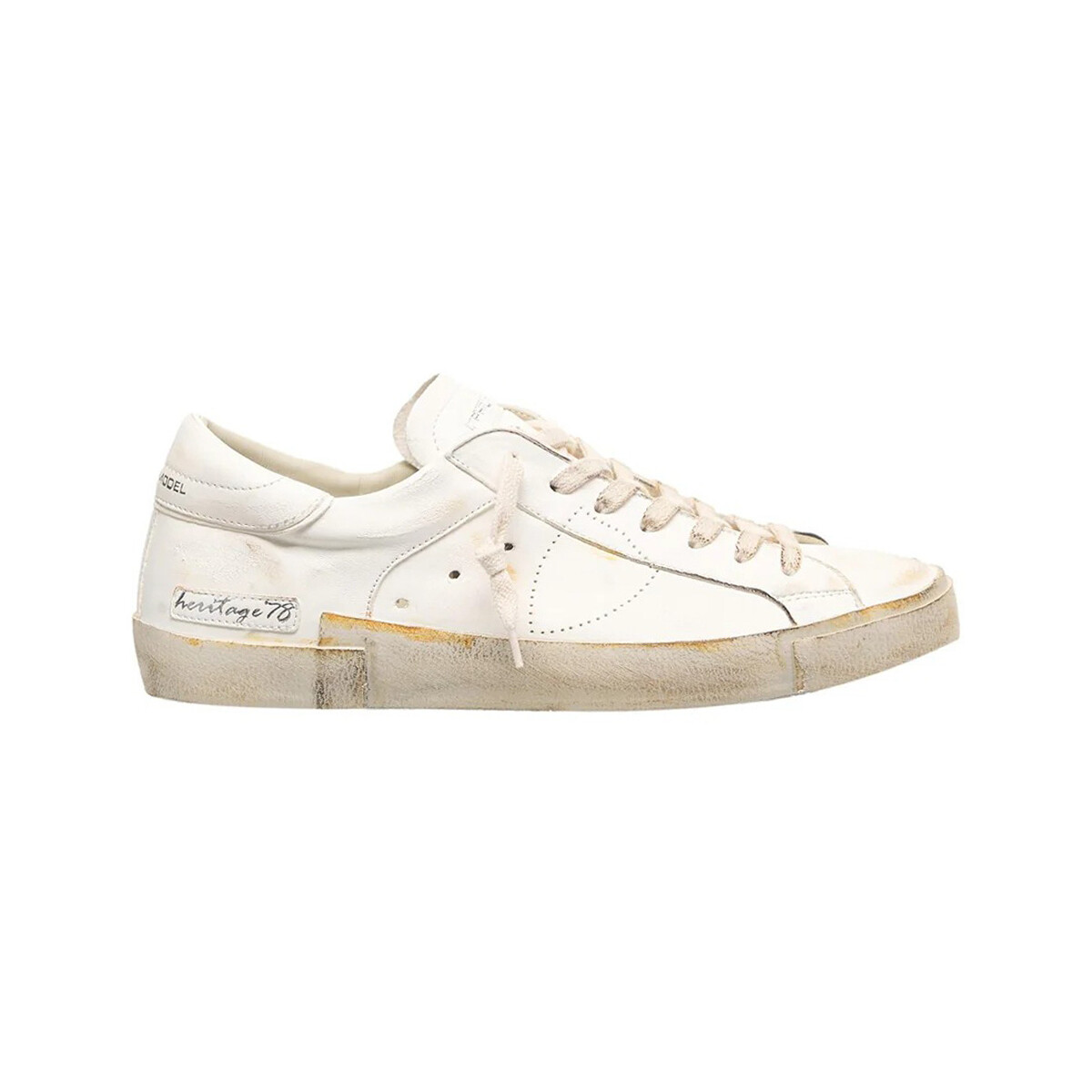 Sapatos Homem Sapatilhas Philippe Model PRLU-HE01 Branco