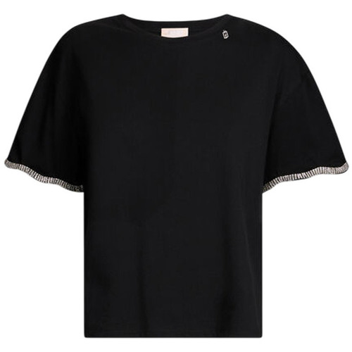 Textil Mulher T-shirts e Pólos Liu Jo WA5182JS904 Preto
