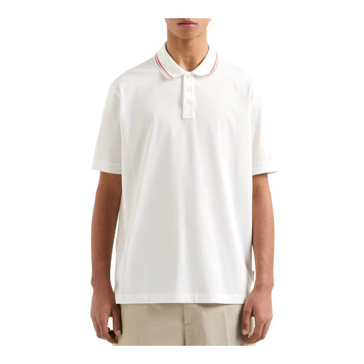 Textil Homem T-shirts e Pólos EAX XM000466AF10337 Branco